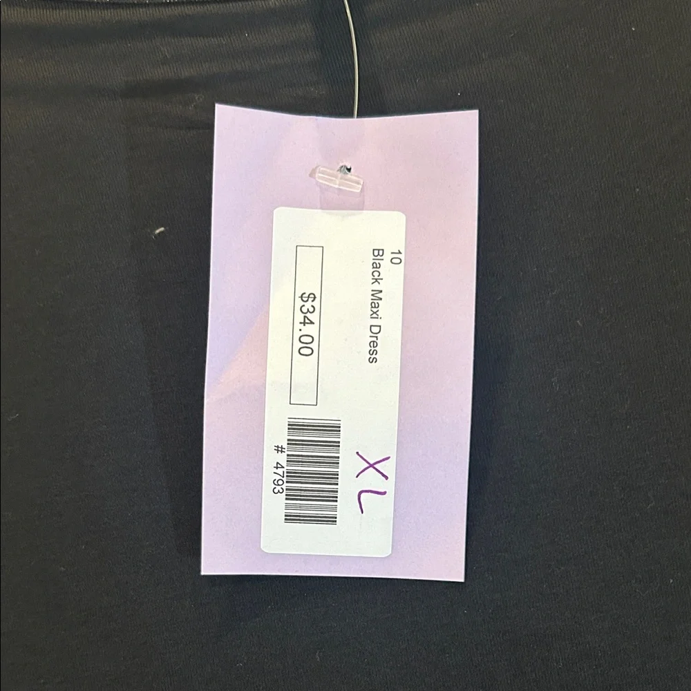 Beeson River Classic Black Babydoll Long Sleeve Dress XL - Picture 7 of 7